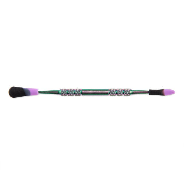 Ooze Steel Dab Tool with Non-Stick Silicone Tips - Rainbow