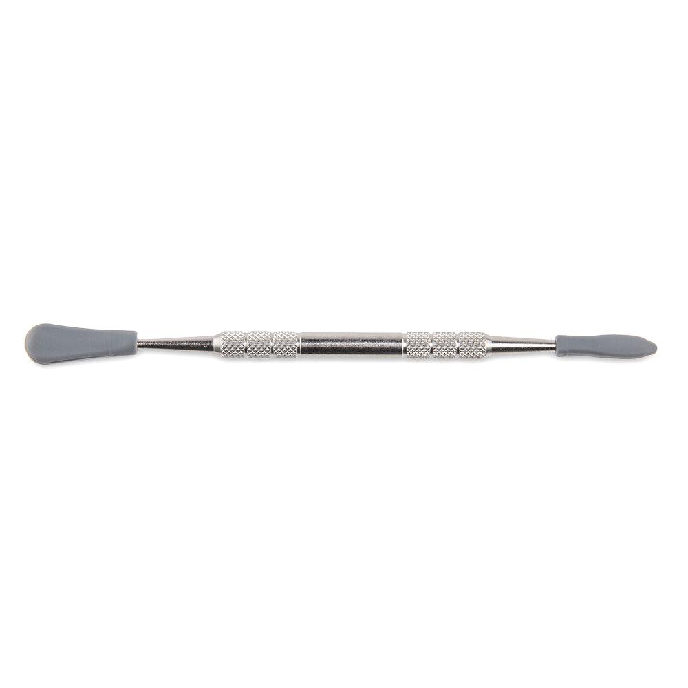 Ooze Steel Dab Tool with Non-Stick Silicone Tips - Silver