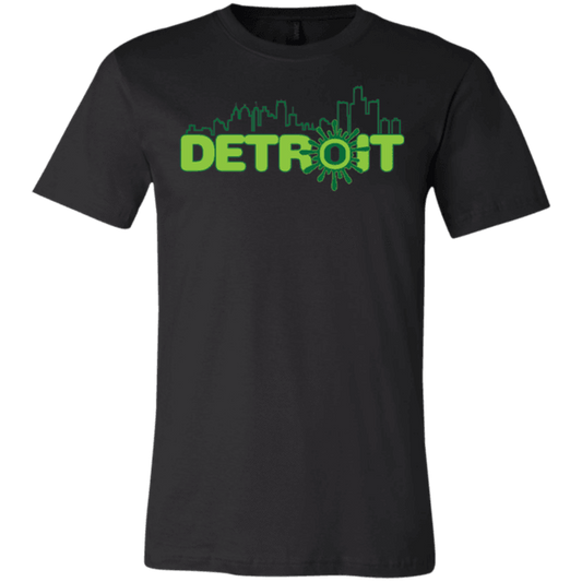 Ooze Detroit Skyline Men's T- Shirt