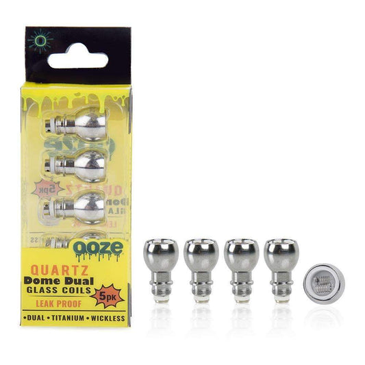 Ooze Quartz Domed 510 Thread Coil 5-Pack