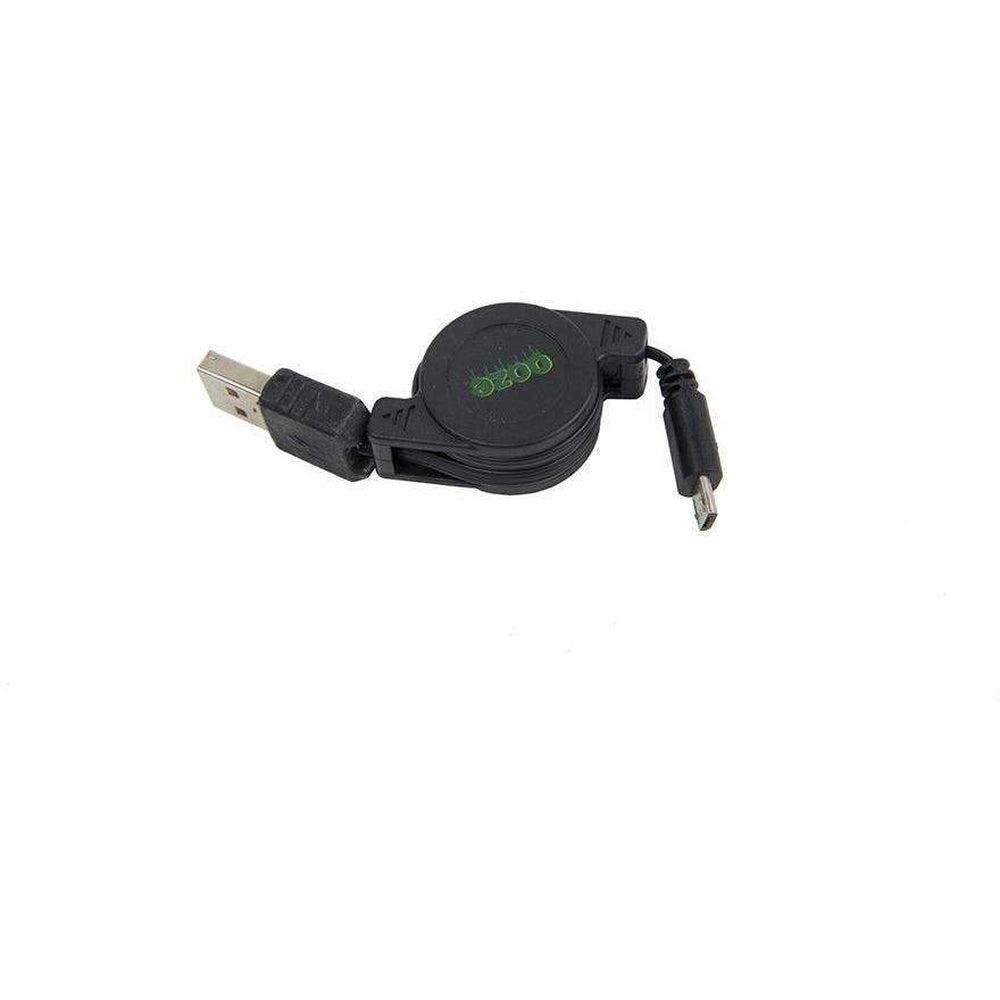 Ooze Comet USB Charger - Retractable Micro USB