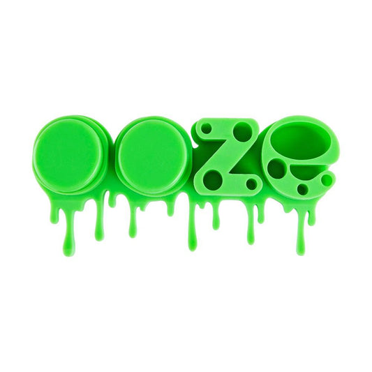 Ooze Stash Station Silicone Storage for Concentrates & Tools - Slime Green
