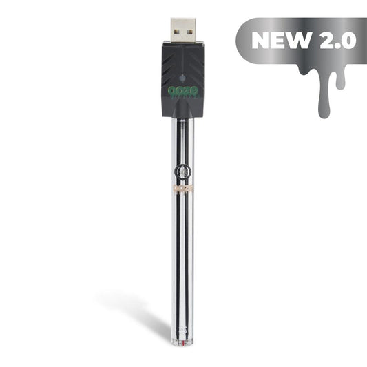Ooze Twist Slim Pen 2.0 510 Thread Vaporizer Battery – Cosmic Chrome