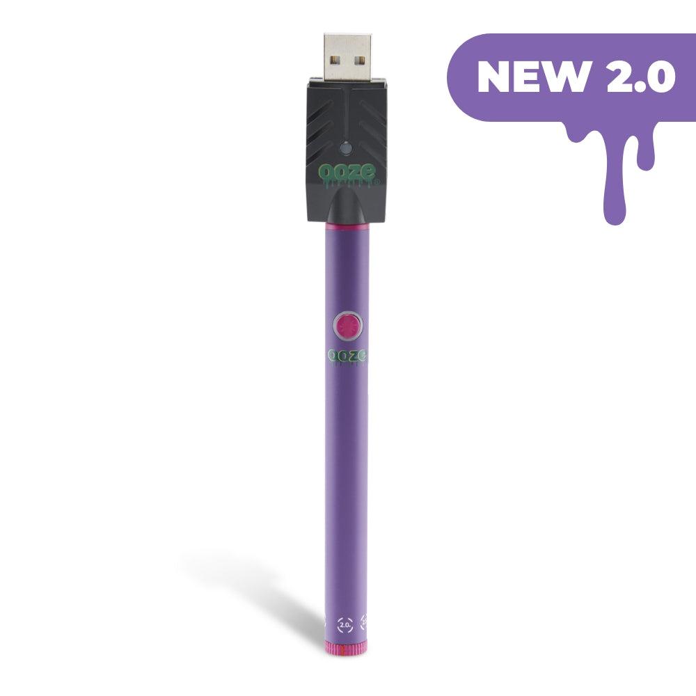 Ooze Twist Slim Pen 2.0 510 Thread Vaporizer Battery – Ultra Purple