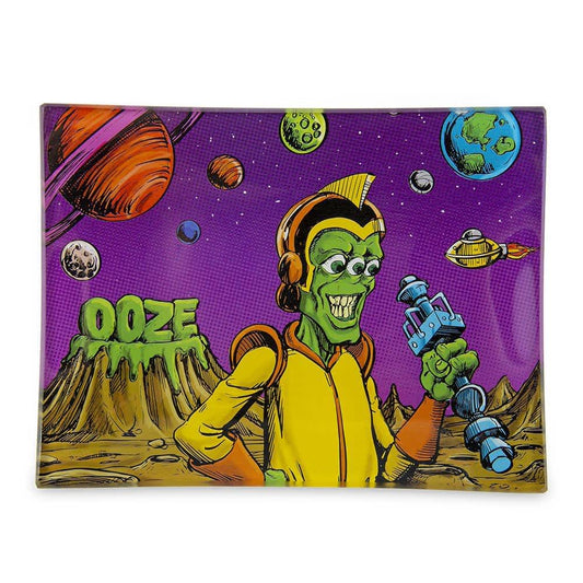 Ooze Rolling Tray - Shatter Resistant Glass - Invasion