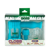 Ooze Clobb Silicone Water Pipe, Dab Rig & Nectar Collector - Aqua Teal