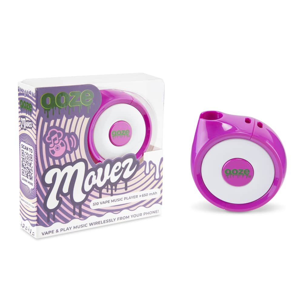 Ooze Movez Wireless Speaker 510 Vape Battery - Ultra Purple