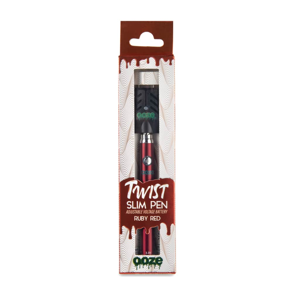 Twist Slim Pen Battery + Smart Usb - Ruby Red