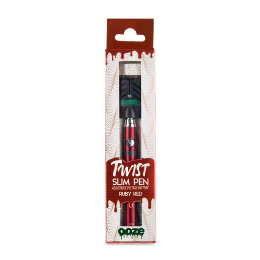 Twist Slim Pen Battery + Smart Usb - Ruby Red