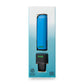 The ocean blue Ooze Novex and the magnetic charger are in the original packaging