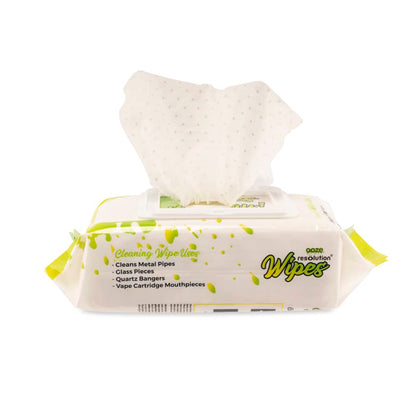 Ooze Resolution Glass Cleaning Res Wipes - 100Ct