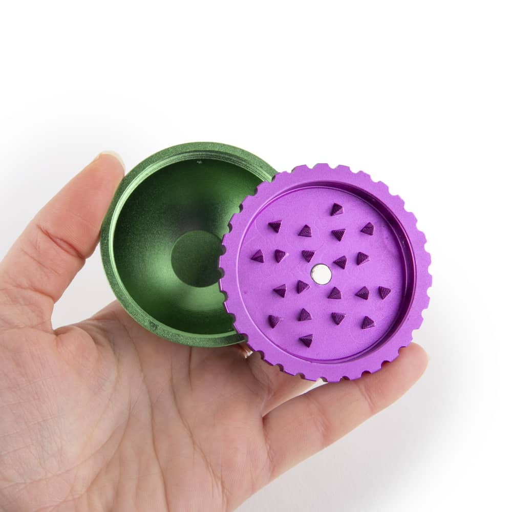 Ooze Saturn Aluminum Globe Grinder - Green - Dry Herb
