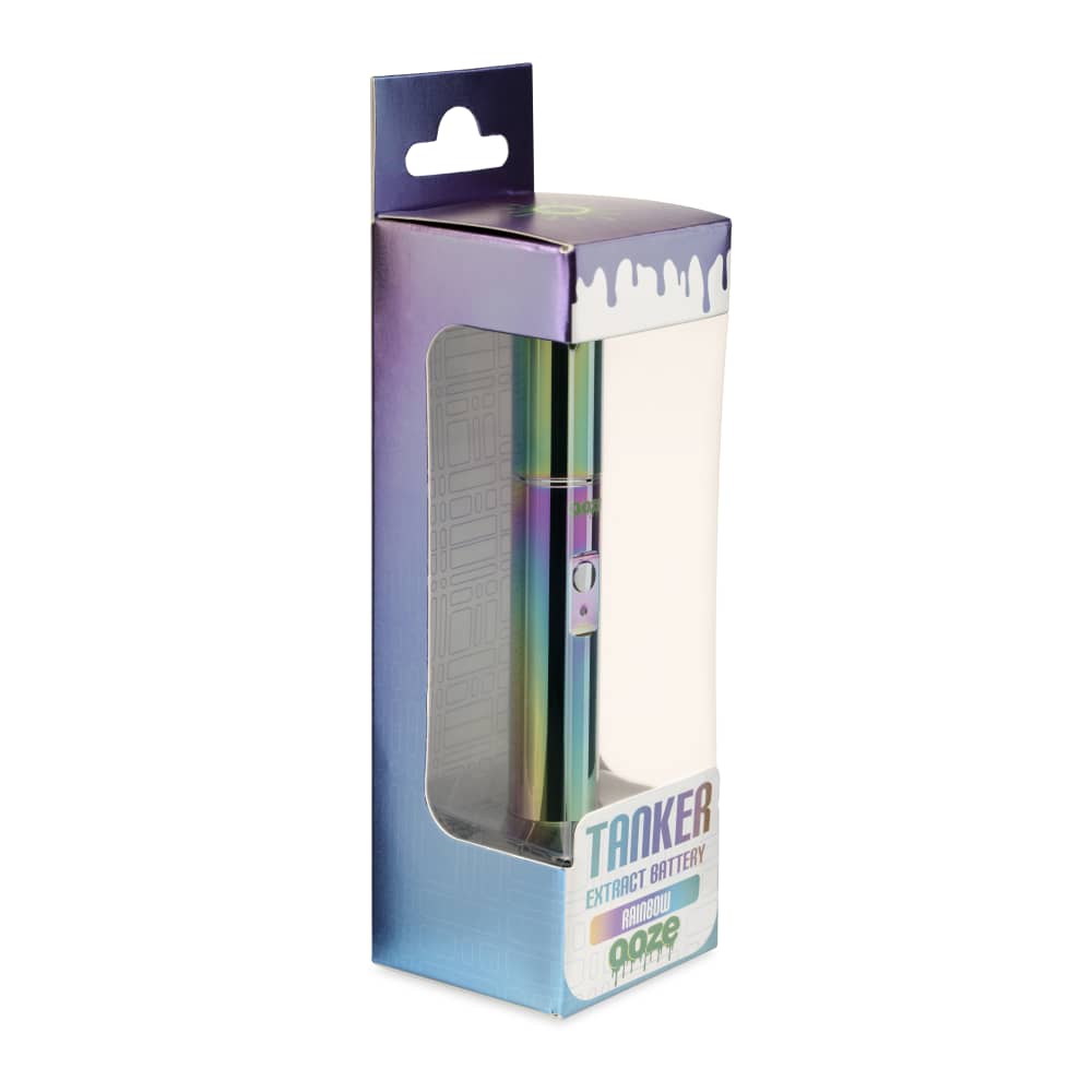 Ooze Tanker - 650 mAh Flex Temp Vape Battery - Rainbow Ooze Tanker - 650 mAh Flex Temp Vape Battery - Rainbow