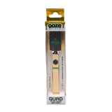 Quad Gold Square Vape inside box with USB charger connected