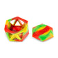 Geode Silicone & Glass Container - Rasta