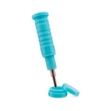 Ooze Blaster Silicone Glass 4-In-1 Hybrid Water Pipe And Nectar Collector - Aqua Teal