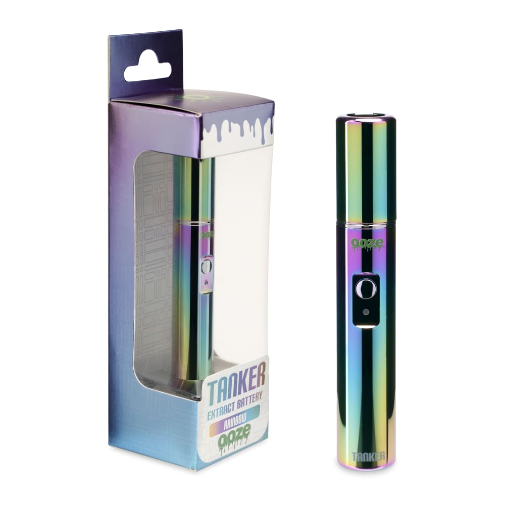 Ooze Tanker - 650 mAh Flex Temp Vape Battery - Rainbow Ooze Tanker - 650 mAh Flex Temp Vape Battery - Rainbow