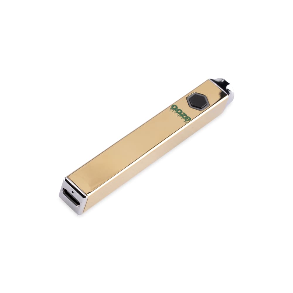 Ooze Lucky Gold Quad 510 Thread 500 Mah Square Vape Pen Battery + Usb Charger