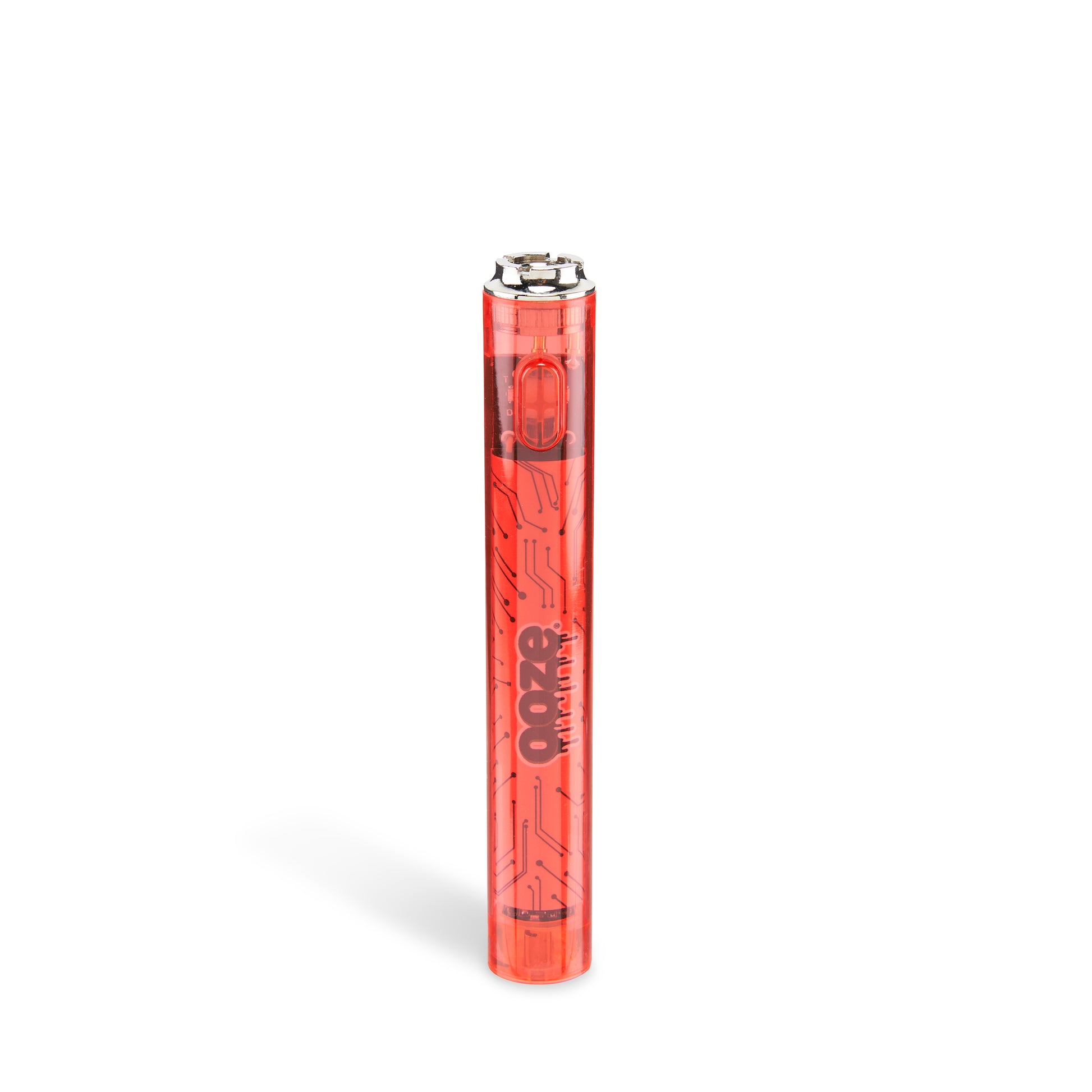 encerrar cristal coser Slim Clear Series Transparent 510 Vape Battery – Ruby Red – Ooze