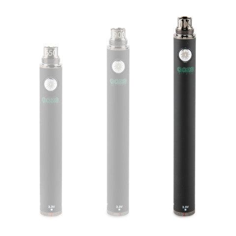 Ooze Twist Vape Pen 510 Thread Adjustable Voltage Battery - Black