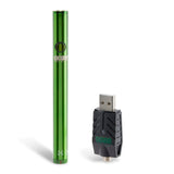 Green Twist Slim 2.0 Vape Pen Battery 510 thread battery USB charger on the side