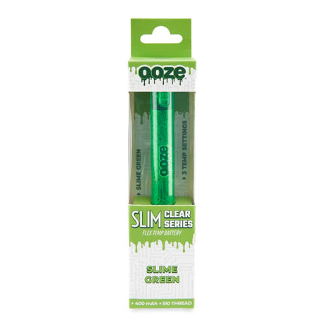 Slim Clear Series Transparent 510 Vape Battery – Slime Green