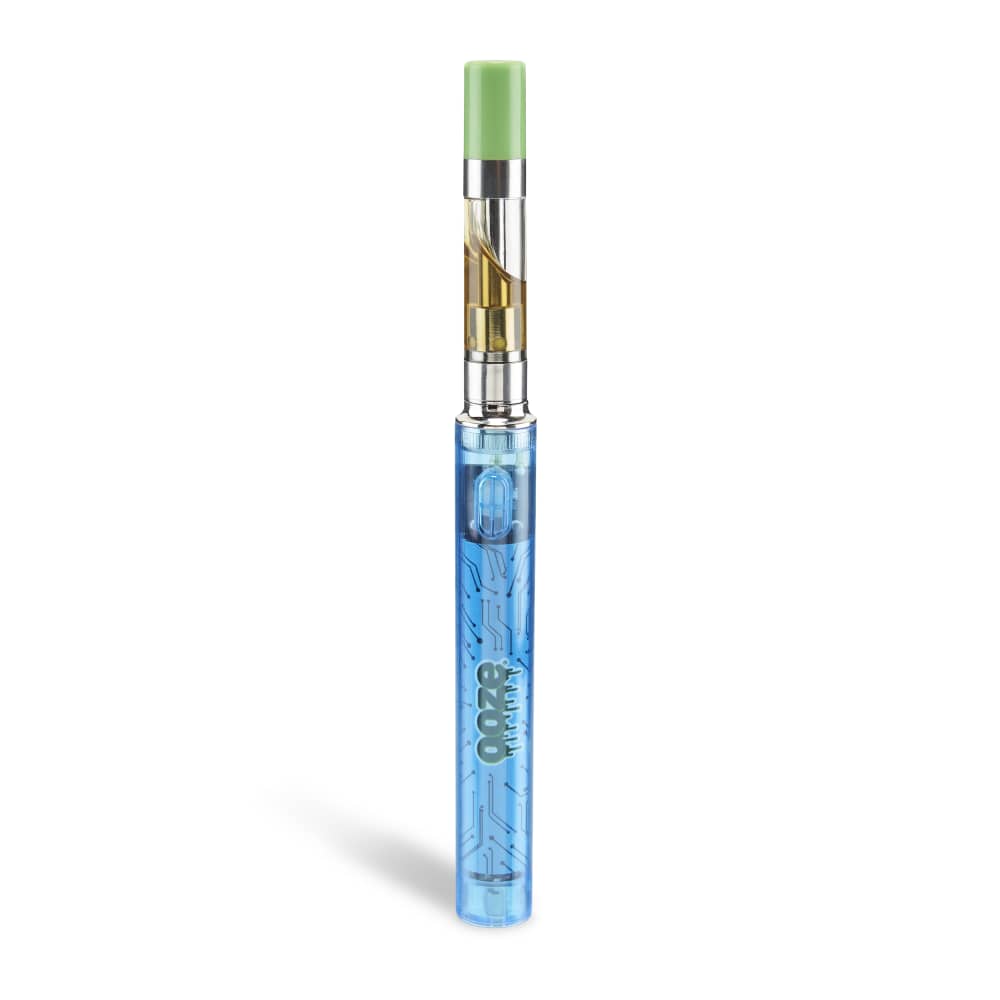 Slim Clear Series Transparent 510 Vape Battery – Sapphire Blue