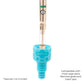 Ooze Ufo Silicone Water Pipe & Nectar Collector - Aqua Teal