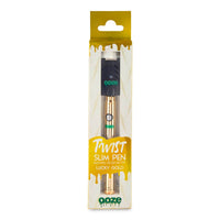Twist Slim Pen - 320 mAh Flex Temp Battery - Lucky Gold
