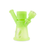 Ooze Hyborg Silicone Glass 4-In-1 Hybrid Water Pipe And Nectar Collector - Green Glow