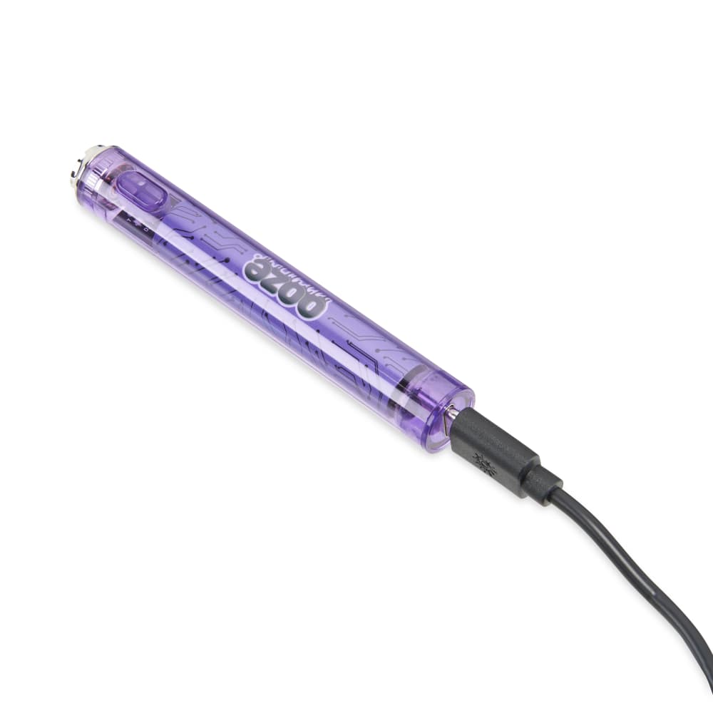 Slim Clear Series Transparent 510 Vape Battery Ultra Purple Ooze Slim Clear Series Transparent 510 Vape Battery Ultra Purple Ooze