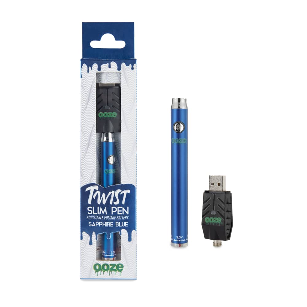 Twist Slim Pen Battery + Smart Usb - Sapphire Blue
