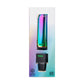 The rainbow Ooze Novex and magnetic charger are in the inner packaging