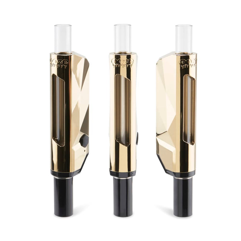 The gold Ooze Pronto is shown at 3 different angles