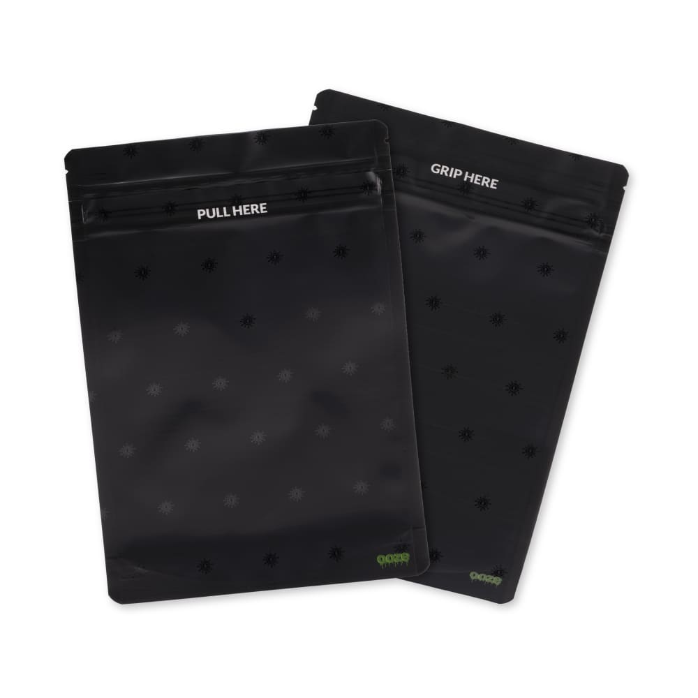 Ooze Designer Series 1 Ounce Mylar Bag 10-Pack Box - Logo