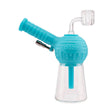 Ooze Blaster Silicone Glass 4-In-1 Hybrid Water Pipe And Nectar Collector - Aqua Teal