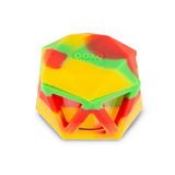 Geode Silicone & Glass Container - Rasta