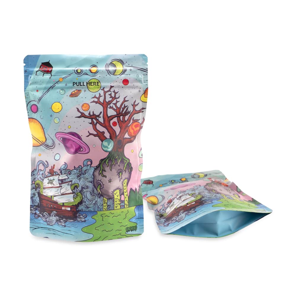Ooze Designer Series 1 Ounce Mylar Bag 10-Pack Box - Tree Of Life
