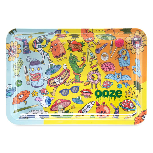 Ooze Metal Rolling Tray - Brain Storm (Limited Edition)