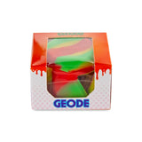 Geode Silicone & Glass Container - Rasta