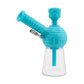 Ooze Blaster Silicone Glass 4-In-1 Hybrid Water Pipe And Nectar Collector - Aqua Teal