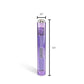 Slim Clear Series Transparent 510 Vape Battery – Ultra Purple