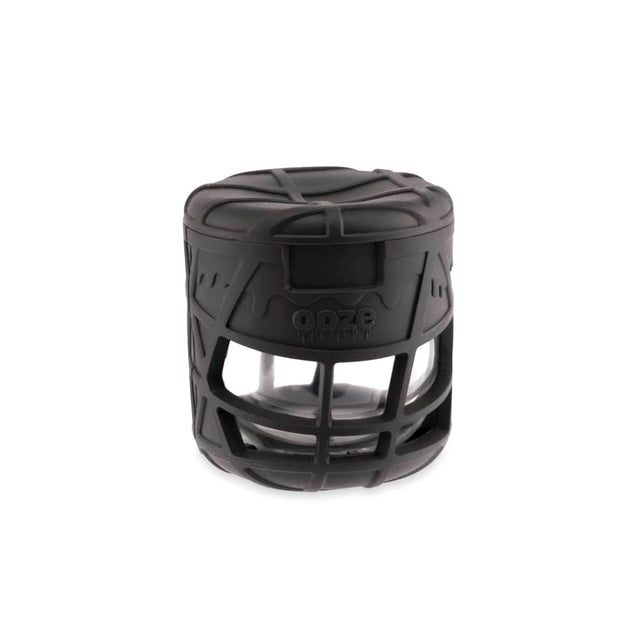 Ooze Prizm Black Silicone-Wrapped Glass Stash Jar