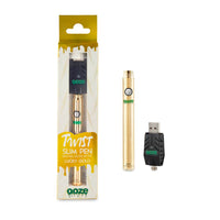 Twist Slim Pen - 320 mAh Flex Temp Battery - Lucky Gold