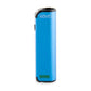 An ocean blue Ooze Novex stands upright and empty