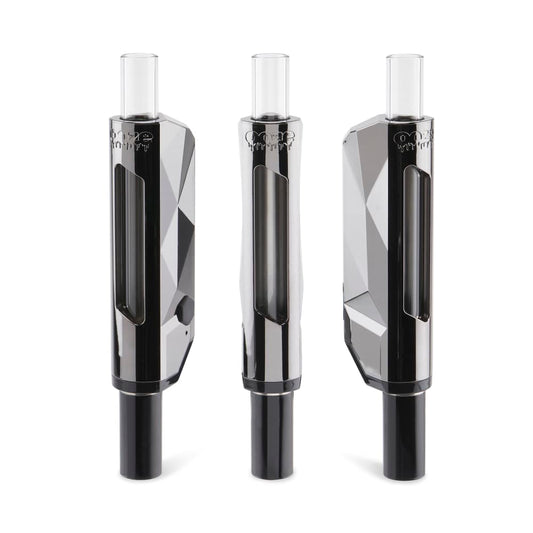 The black Ooze Pronto nectar straw is shown from 3 angles