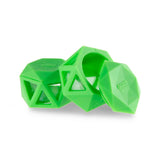 Geode Silicone & Glass Container - Green