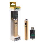 Ooze Lucky Gold Quad 510 Thread 500 Mah Square Vape Pen Battery + Usb Charger