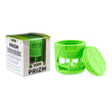 Ooze Prizm Green Silicone-Wrapped Glass Stash Jar