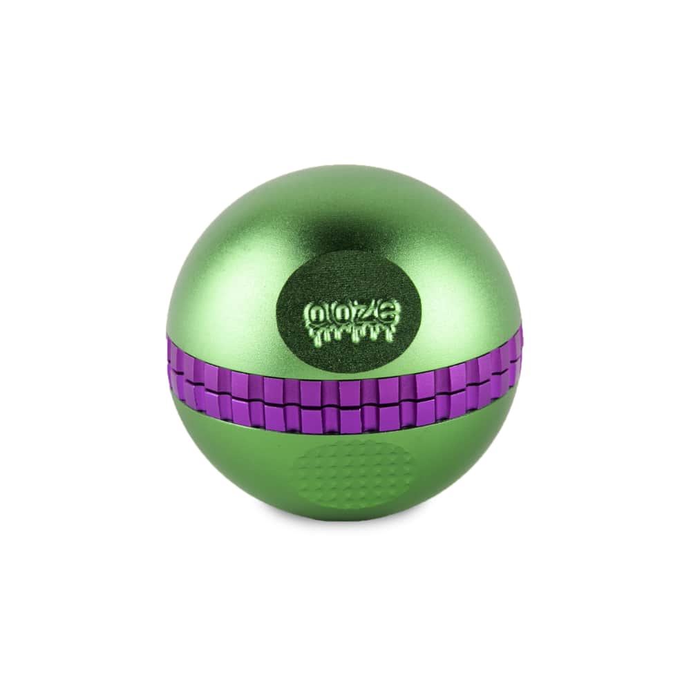 Ooze Saturn Aluminum Globe Grinder - Green - Dry Herb
